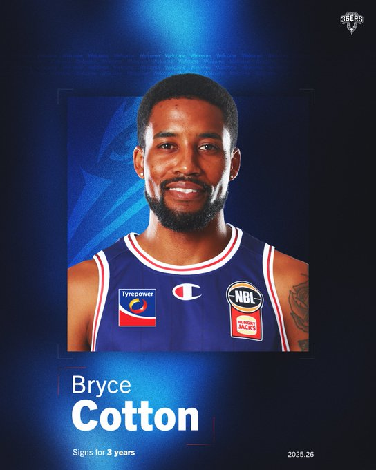 📸阿德莱德36人官宣：五届联赛MVP科顿加盟，与球队签约三年