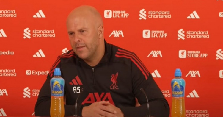 发现半岛体育-斯洛特赛前:希望进攻线继续发挥关键作用 伊萨克是我们想要的球员